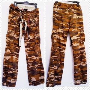 Miss Me collection size M camo cargo pants NWT New